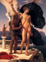 Lord Frederic Leighton - Peintures - Icare