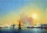 Ivan Aivazovsky  - Bilder Gemälde - Entrance to Sevastopol Harbor