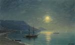 Ivan Aivazovsky  - Bilder Gemälde - Evening in Crimea