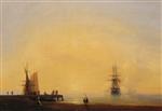 Ivan Aivazovsky  - Bilder Gemälde - Evening