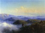 Ivan Aivazovsky  - Bilder Gemälde - In the Caucasus Mountains