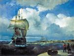 Ivan Aivazovsky  - Bilder Gemälde - Kronstadt