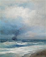 Ivan Aivazovsky  - Bilder Gemälde - Maritime Scene