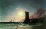 Ivan Aivazovsky  - Bilder Gemälde - Moonlight