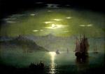 Ivan Aivazovsky  - Bilder Gemälde - Moonlight-2