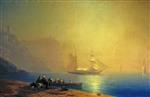 Ivan Aivazovsky  - Bilder Gemälde - Morning on the Seashore