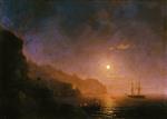 Ivan Aivazovsky  - Bilder Gemälde - Night in Amalfi