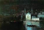 Ivan Aivazovsky  - Bilder Gemälde - Night in Constantinople