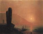 Ivan Aivazovsky  - Bilder Gemälde - Night in Crimea