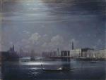 Ivan Aivazovsky  - Bilder Gemälde - Night in Venice
