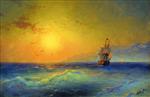 Ivan Aivazovsky  - Bilder Gemälde - Off the Coast of Crima