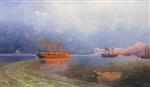 Ivan Aivazovsky  - Bilder Gemälde - Off the Coast of Yalta