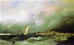 Ivan Aivazovsky  - Bilder Gemälde - Old Feodosia