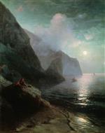 Ivan Aivazovsky  - Bilder Gemälde - Pushkin in Gurzuf