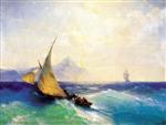 Ivan Aivazovsky  - Bilder Gemälde - Rescue at Sea