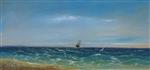 Ivan Aivazovsky  - Bilder Gemälde - Sailing Ship at Sea