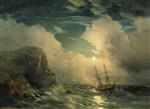 Ivan Aivazovsky  - Bilder Gemälde - Seascape-2