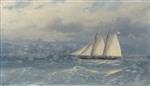 Ivan Aivazovsky  - Bilder Gemälde - Ship at Sea-2