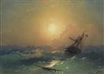 Ivan Aivazovsky  - Bilder Gemälde - Ship in a Storm