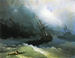 Bild:Ships in a Storm