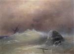 Ivan Aivazovsky  - Bilder Gemälde - Stormy Sea