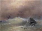 Ivan Aivazovsky  - Bilder Gemälde - Stormy Sea