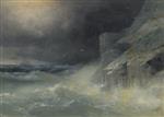 Ivan Aivazovsky  - Bilder Gemälde - Stormy Seas