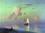 Ivan Aivazovsky  - Bilder Gemälde - Sunset