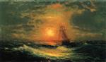 Ivan Aivazovsky  - Bilder Gemälde - Sunset at Sea