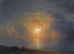 Ivan Aivazovsky  - Bilder Gemälde - Sunset in Crimea