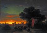 Ivan Aivazovsky  - Bilder Gemälde - Sunset in Crimea