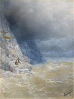 Ivan Aivazovsky  - Bilder Gemälde - Survivor
