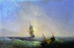 Ivan Aivazovsky  - Bilder Gemälde - Survivors