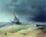 Ivan Aivazovsky  - Bilder Gemälde - Tempest