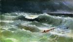 Ivan Aivazovsky  - Bilder Gemälde - Tempest