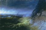 Ivan Aivazovsky  - Bilder Gemälde - Tempest on the Black Sea