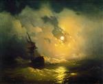 Bild:Tempest on the Sea at Night