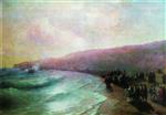 Ivan Aivazovsky  - Bilder Gemälde - The Arrival of Catherine the Great to Feodosia