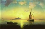 Ivan Aivazovsky  - Bilder Gemälde - The Bay of Naples