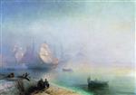 Ivan Aivazovsky  - Bilder Gemälde - The Bay of Naples on a Misty Morning