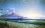Ivan Aivazovsky  - Bilder Gemälde - The Bay of Naples, Early Morning