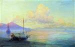 Ivan Aivazovsky  - Bilder Gemälde - The Bay of Naples, Morning