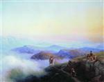 Ivan Aivazovsky  - Bilder Gemälde - The Caucasus Mountains