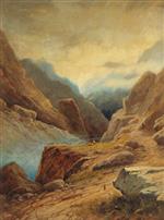 Ivan Aivazovsky  - Bilder Gemälde - The Daryala Gorge