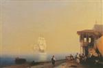 Ivan Aivazovsky  - Bilder Gemälde - The Embankment of an Oriental Town
