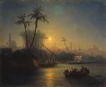 Ivan Aivazovsky  - Bilder Gemälde - The Golden Horn