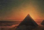 Ivan Aivazovsky  - Bilder Gemälde - The Great Pyramid of Giza
