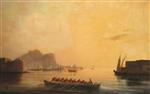 Ivan Aivazovsky  - Bilder Gemälde - The Harbor