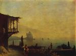 Ivan Aivazovsky  - Bilder Gemälde - The Outskirts of Gurzuf