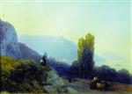 Ivan Aivazovsky  - Bilder Gemälde - The Road to Yalta